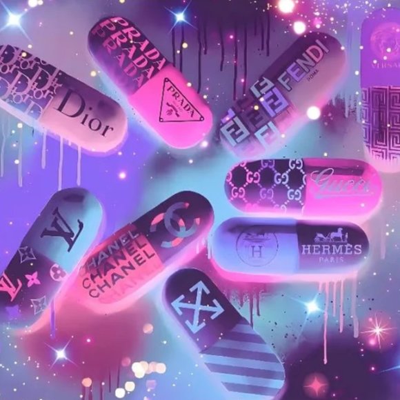 “Don’t Be A Pill” Luxury Designer Pop Art - 11 x 14 (PAXX025)